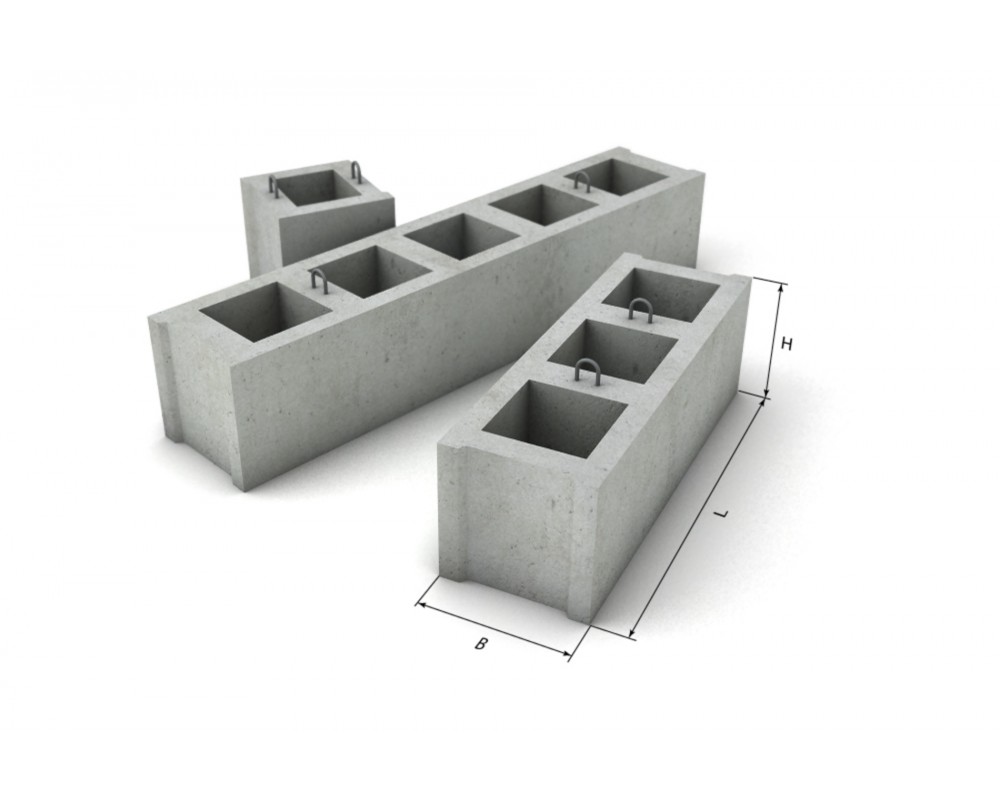 Быстрая закладка фундамента с помощью бетонных блоков